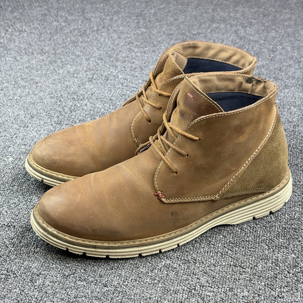 Nunn Bush Littleton MENS  Ankle Boots Size‎ 11.5M Leather Lightweight 84768-240
